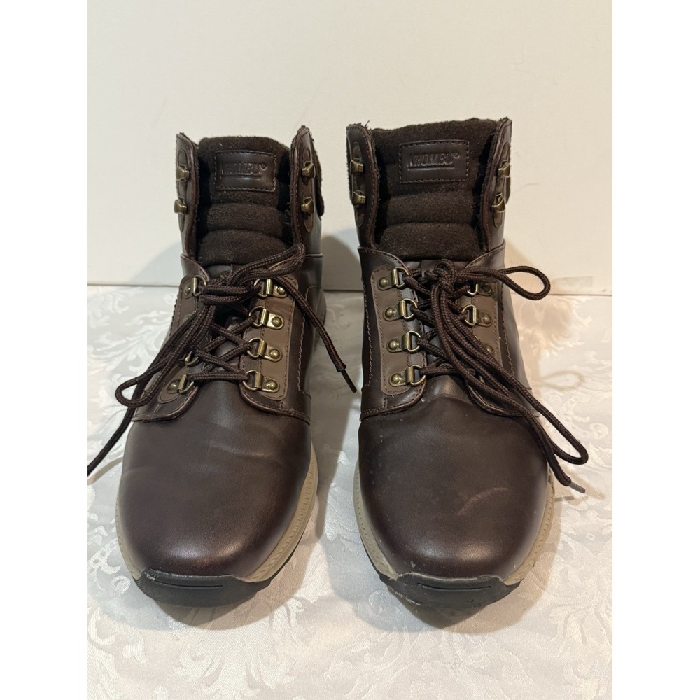 Khombu Men's Nick‎ Brown Leather Hiker Hiking Boots Outdoor Shoes  Size 13